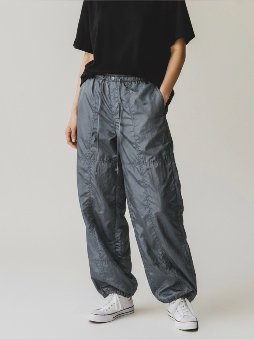 Last Night’s Party 100% Nylon Parachute Pants - XS